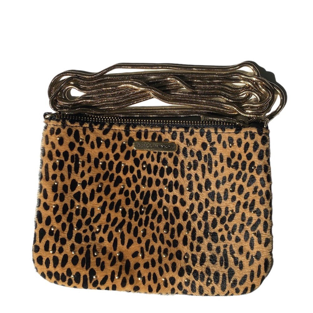 Rebecca Minkoff | Calfhair Studded Flat Crossbody